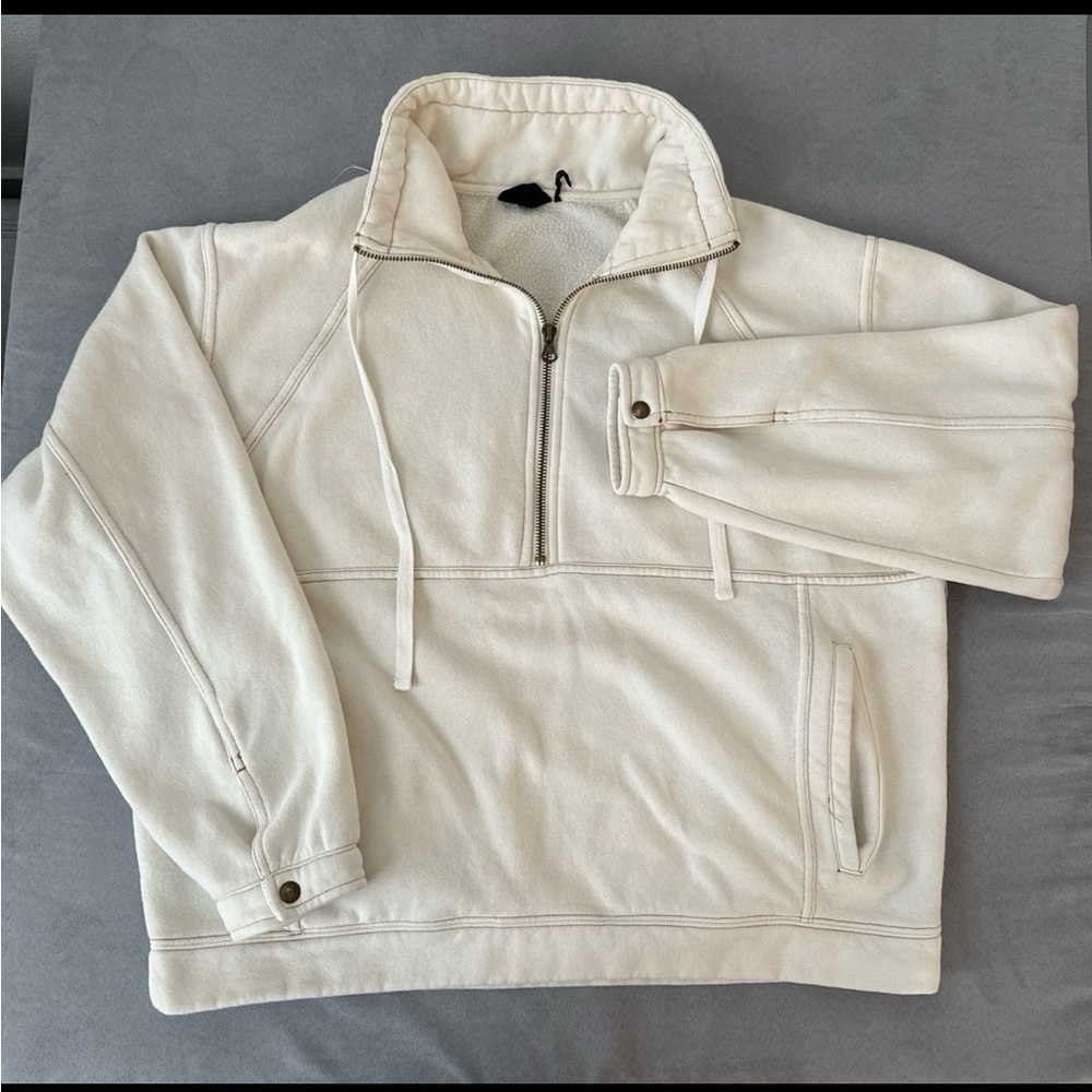 Out from under quarter zip